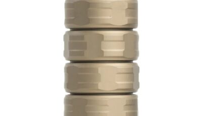 Jk Armament JK155RPX9KFDE RPX 155 9mm 1.55" Flat Dark Earth Aluminum/Titanium 1/2"x28