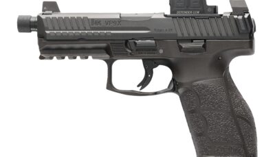 HK 81001366 VP9A1 X Tactical w/Optic Full Size 9mm Luger 10+1 4.70" Black Threaded Barrel, Black Steel Serrated w/Optic Slide, Black Polymer Frame w/Picatinny Rail, Textured Grip, Vortex CCW