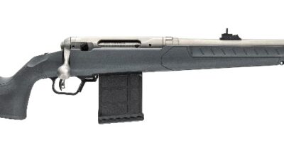 Savage Arms 32497 110 Ridge Hunter 5.56 NATO 10+1 18" Heavy Barrel, Flat Dark Gray Adj LOP Synthetic Stock, Right Hand