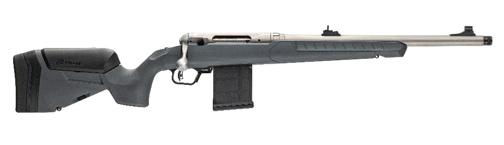 Savage Arms 32499 110 300 Blackout 10+1 16.50" Heavy Barrel, Flat Dark Gray Adj LOP Synthetic Stock, Right Hand