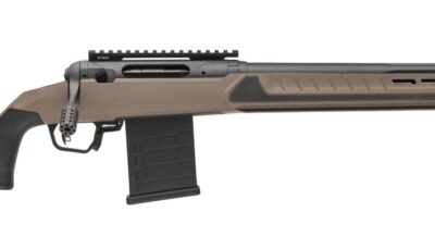 Savage Arms 32666 110 Core Tactical 5.56 NATO 10+1 18" Medium Heavy Fluted Barrel, Arca Rail Forend, Coyote Tan AccuStock w/AccuFit V2 Synthetic Stock, Right Hand
