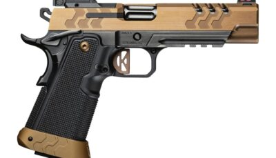 Kimber Mfg, Inc 3500057 2K11 Target 9mm Luger 10+1 Stainless Steel Lightening Cut/Optic Ready/Serrated Slide, Stainless Steel Frame w/Beavertail & Picatinny Rail