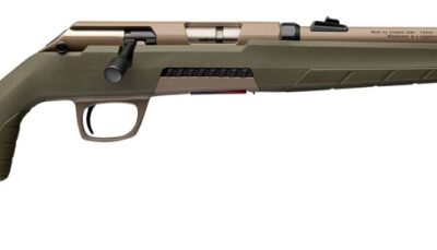 Winchester Repeating Arms 525240102 Xpert 22 LR 10+1 16.50" Flat Dark Earth Cerakote Threaded Barrel, Flat Dark Earth Cerakote Steel Drilled & Tapped Receiver, OD Green Thumbhole Polymer Stock