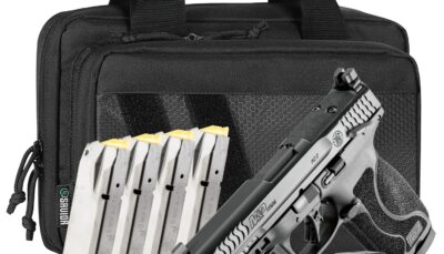 Smith & Wesson 14748 M&P M2.0 Bundle Full Size 10mm Auto 15+1 4.60" Black Armornite Stainless Steel Barrel & Serrated w/Optic Slide, Black Polymer Frame w/Picatinny Rail, Interchangeable Palmswell Gri