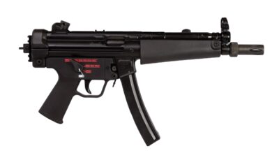 Century Arms HG6034NN AP5 Navy 9mm Luger 30+1 8.50" Manganese Phosphate Threaded Barrel, Black Lacquer Over Manganese Phosphate Steel Stamped Receiver, Picatinny Rear Cap, Black Navy Style Grip
