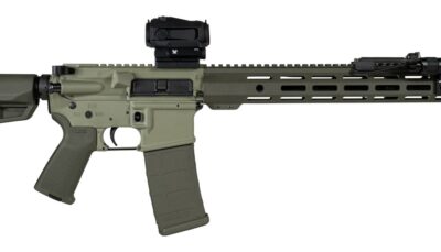 Shark Coast Tactical SCC04137GKNL Grassy Knoll Bundle 5.56 NATO 30+1 16" Black Melonite Threaded Barrel, 2-Tone Green Cerakote Aluminum Receiver w/Picatinny Rail, M-LOK Handguard, Magpul MOE SL OD Gre