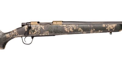 Christensen Arms 801-060081-00 Ridgeline FFT TI Full Size 25 Creedmoor 4+1 20" Carbon Fiber Threaded Barrel. Burnt Bronze Cerakote Titanium Drilled & Tapped Receiver, Carbon w/Green & Tan Accents Fixe