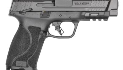 Smith & Wesson 14505 M&P M2.0 Full Size 10mm Auto 10+1 4.60" Black Armornite Stainless Steel Barrel & Optic Cut/Serrated Slide, Black Polymer Frame w/Picatinny Rail, Interchangeable Palmswell Grip