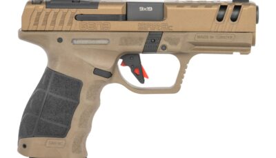 Sarsilmaz SAR9CG3BR10 SAR9 Gen3 Compact 9mm Luger 10+1 4.10" Black Barrel, Bronze Steel Optic Cut/Serrated Slide, Bronze Polymer Frame w/Picatinny Rail, Textured Grip, RMSc Footprint
