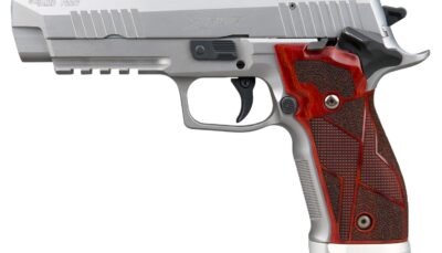 Sig Sauer 226X59CL2SAO P226 XFive Classic Full Size 9mm Luger 10+1 5" Bull Barrel, Stainless Steel Optic Ready/Serrated Slide & Frame w/Beavertail & Picatinny Rail, Hogue Cocobolo Grip, SIG-LOC Footpr