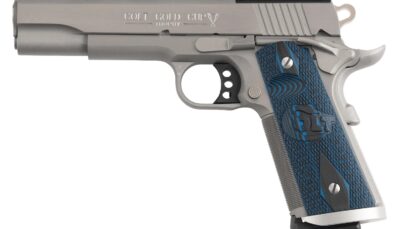 Colt Mfg O5072XEOR Gold Cup Trophy Full Size 9mm Luger 10+1 5" Stainless National Match Barrel, Stainless Steel Optic Ready/Serrated Slide & Frame w/Beavertail, Ambidextrous
