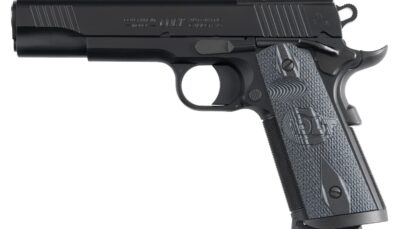Colt Mfg O1080CCUOR CCU Government Full Size 45 ACP 8+1 5" Stainless National Match Barrel, Matte Black DLC Carbon Steel Optic Ready/Serrated Slide, Black Ion Bond Carbon Steel Frame w/Beavertail, Amb