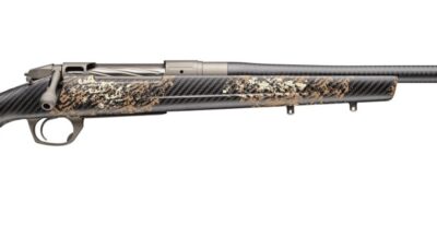 Bergara Rifles BPR38-65CM Premier Cima Pro 6.5 Creedmoor 5+1 20" Carbon Fiber CURE Threaded Barrel, Titanium Cerakote Stainless Steel Drilled & Tapped Receiver, Fixed Carbon Fiber w/Brown & Tan Sponge