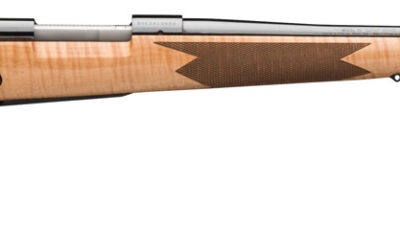 Winchester Repeating Arms 535218229 Model 70 Super Grade 264 Win Mag Caliber with 3+1 Capacity, 26" Barrel, High Polished Blued Metal Finish & Gloss AAA Maple Stock Right Hand (Full Size)