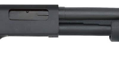 Mossberg 50657 590 Shockwave 20 Gauge Pump 3" 5+1 14.38" Matte Blued Heavy-Walled Barrel, Drilled & Tapped Matte Blued Stainless Steel Receiver, Black Raptor Birdshead Grip