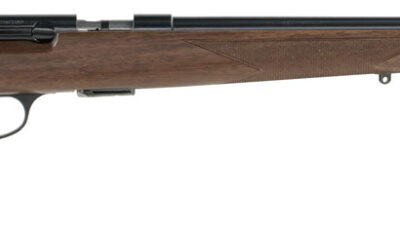 Browning 025175270 T-Bolt Sporter 17 HMR 10+1  22" Barrel, Polished Blued Steel Receiver, Satin Black Walnut Stock, Plastic Butt Plate, Optics Ready