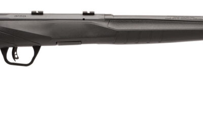 Savage Arms 70540 B Series F Full Size 22 WMR 10+1 21" Matte Black Button Rifled Barrel, Matte Black Drilled & Tapped Carbon Steel Receiver, Matte Black Fixed Synthetic Stock, Left Hand