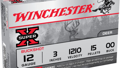 Winchester Ammo XB12300VP Super X 12Gauge 3" 15Pellets 00Buck Shot 15 Per Box/10 Case *Value Pack