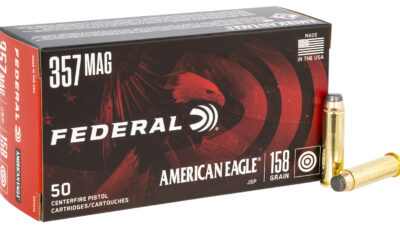 Federal AE357A American Eagle Handgun 357Mag 158gr Jacketed Soft Point 50 Per Box/20 Case