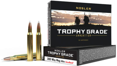Nosler 48643 Trophy Grade 300WthbyMag 180gr Nosler AccuBond 20 Per Box/10 Case