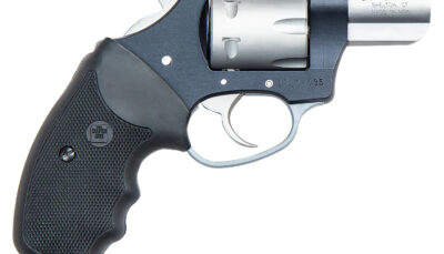 Charter Arms 52370 Pathfinder Lite Small 22 WMR, 8 Shot 2" Matte Stainless Steel Barrel & Cylinder, Aircraft Aluminum Frame w/Black Finger Grooved Rubber Grip, Exposed Hammer