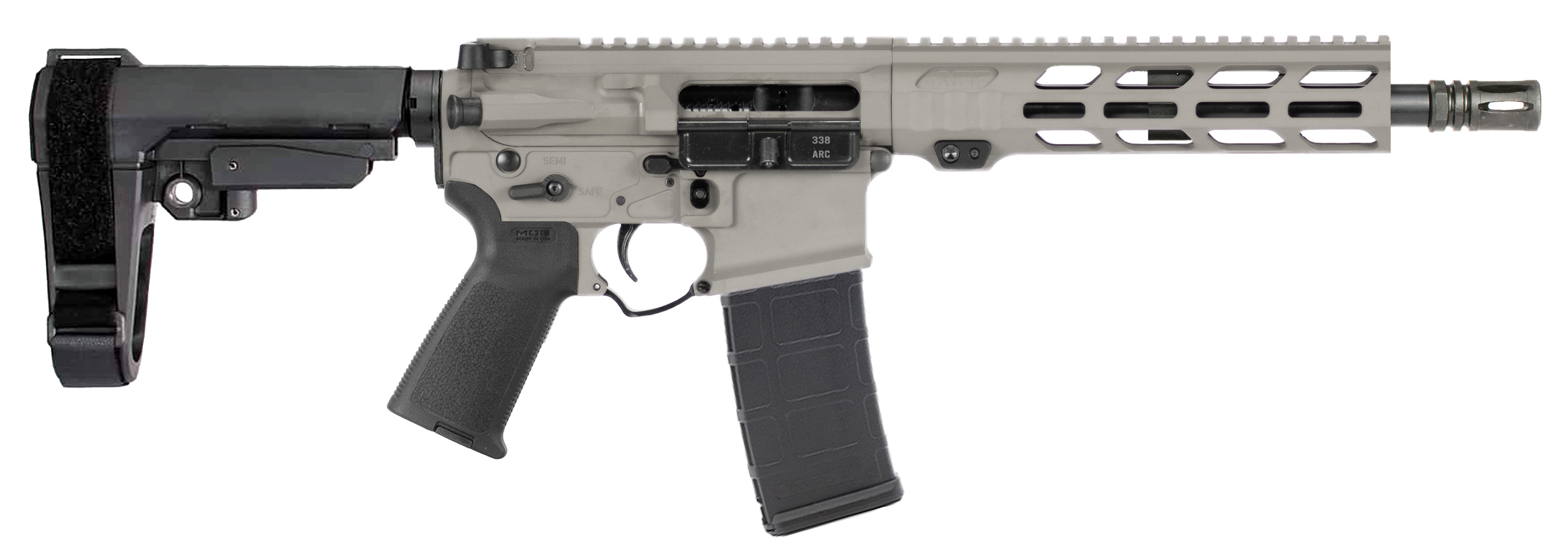 APF PISTOL 2.0 338ARC GRY 10.5 MLOK