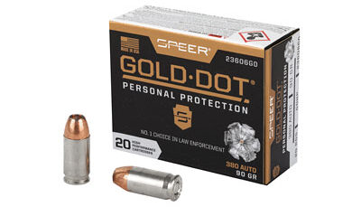 SPR GOLD DOT 380ACP 90GR HP 20/200