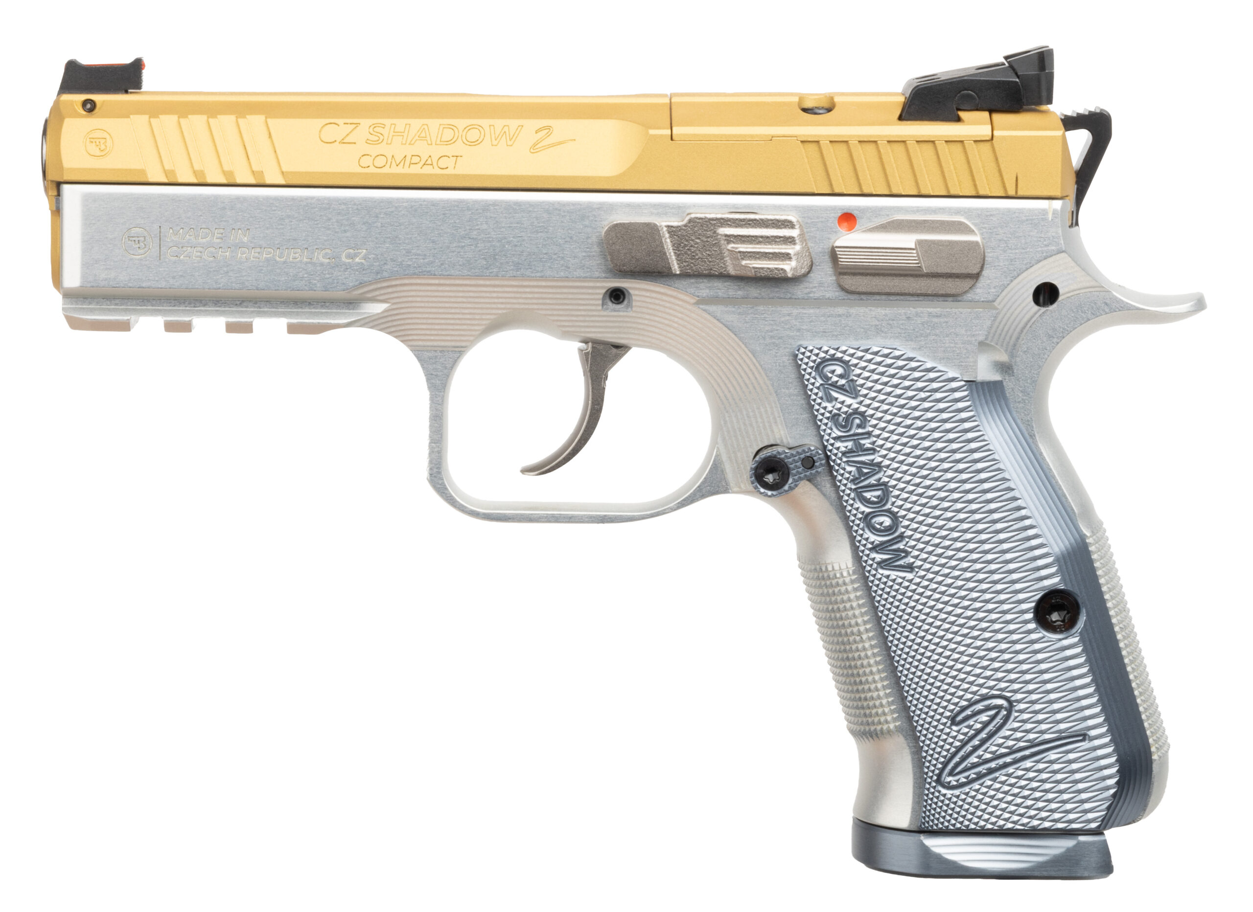 CZ SHADOW 2 COMPACT GOLD 9MM 15RD
