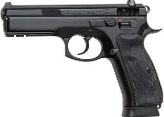 CZ 75 SP-01 9MM 4.6 FS RAIL RUBBER GRIPS 18RD