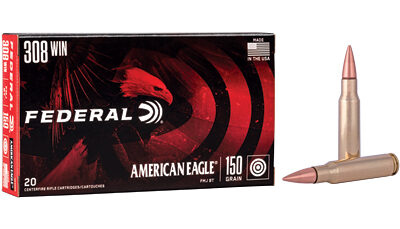 FED AM EAGLE 308 150GR FMJ 20/500