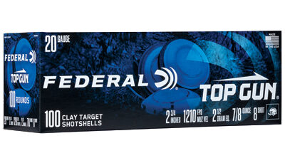 FED TOP GUN 20GA 2.75" #8 100/200