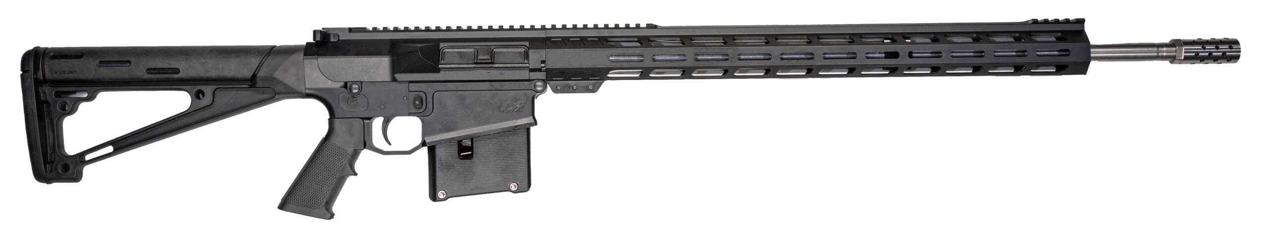 GLFA AR-10 6.5PRC 24 BLK/SS 5RD