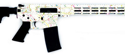GLFA AR-15 223WYL 16 SAVED SPLATTER WHITE 30R