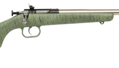 KSA CRICKETT GREEN SYN 22LR BLK WEBBED SS