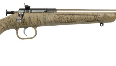 KSA CRICKETT TAN SYN 22LR BLK WEBBED SS