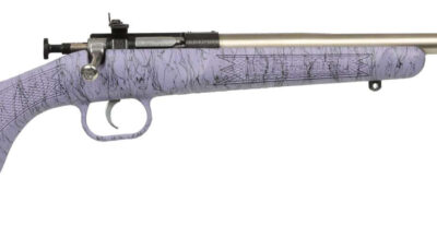 KSA CRICKETT PURPLE SYN 22LR BLK WEBBED SS