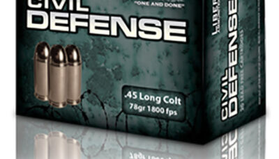LIB AMMO CIVIL DEFENSE 45LC 78GR COPPER 20/50