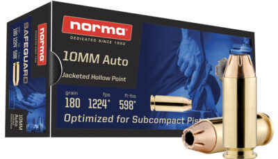 NORMA SAFEGUARD 10MM 180GR JHP 50/20