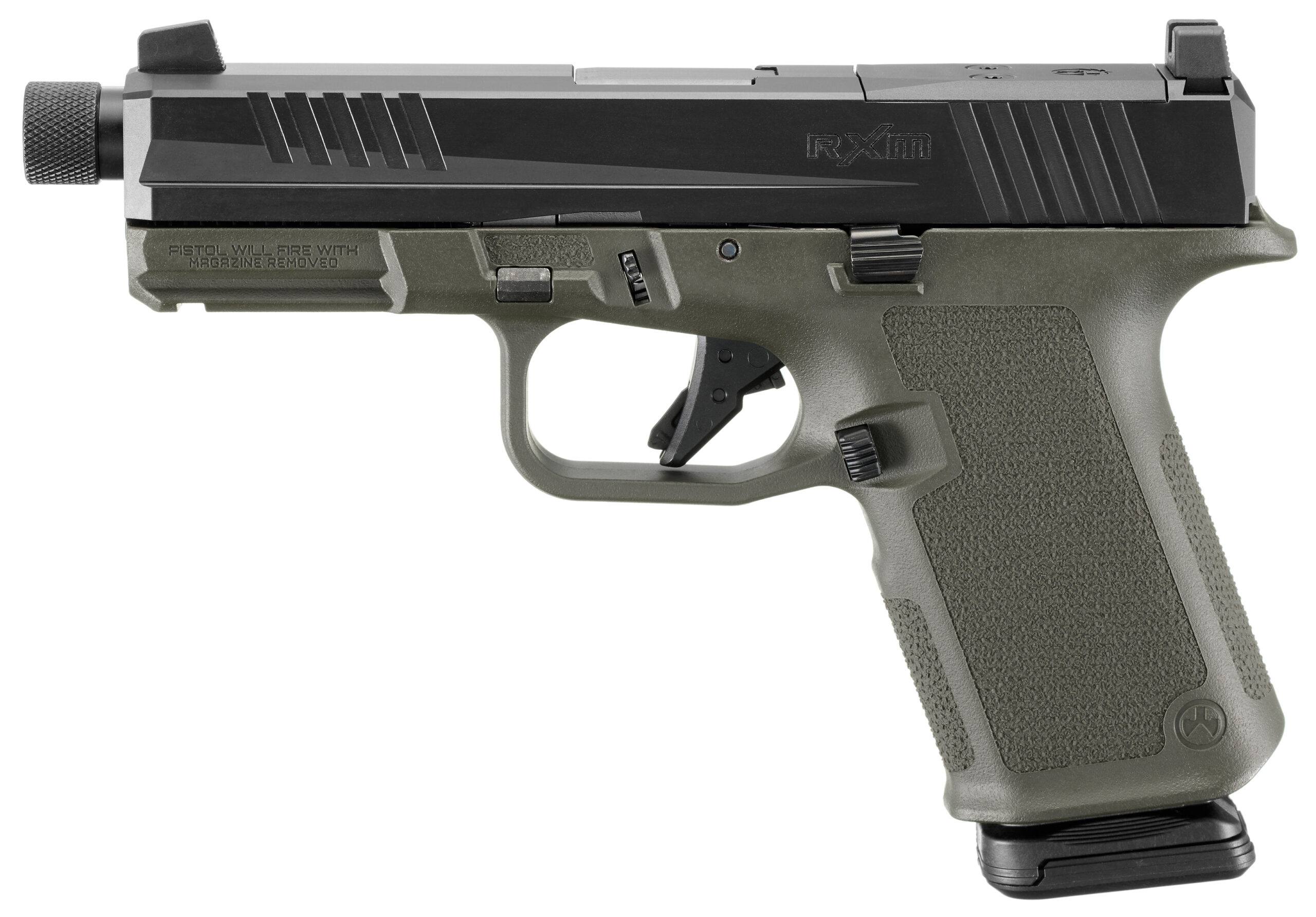 RUG RXM 9MM 4.5 THREADED ODG 15RD