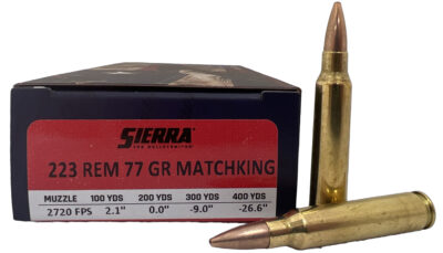 SIE AMMO 223REM 77GR HP BT FOLDS OF HONOR 20/10