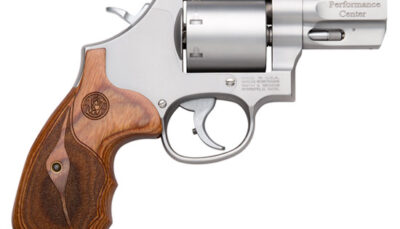 SW PC 686 357MAG 2.5 SS RR AS WOOD GRIPS 7RD