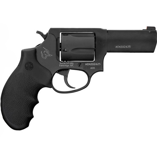 TAU 605 DEFENDER 357MAG 3 NS BLK SS 5RD HOGUE