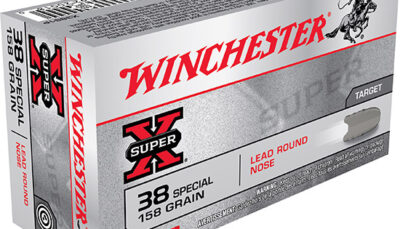 WIN SUPER-X 38SPL 158GR LEAD RN 50/10