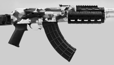 ZAS ZPAPM70 7.62X39 CAMO WHITE CERAKOTE BLK RAIL