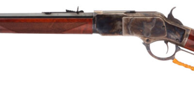 Taylors & Company 550239COM 1873 Comanchero 357 Mag Caliber with 10+1 Capacity, 18" Blued Barrel, Color Case Hardened Metal Finish & Walnut Straight Stock Right Hand (Full Size)