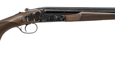CZ-USA 06417 Sharp-Tail Coach 12 Gauge 3" 2rd 20" Black Hard Chrome Side-by-Side Barrel, Color Case Hardened Metal Finish, Turkish Walnut Stock Includes Fixed Chokes