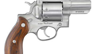 Ruger 5051 Redhawk  357 Mag/38 Special 8rd 2.75" Satin Stainless Steel Barrel, Cylinder & Frame, Hardwood Grip
