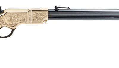 Henry H011D3 Original Deluxe 3rd Edition Full Size 44-40 Win 13+1 24.50" Blued Octagon Barrel, Brass Polished Brass Receiver, Fancy American Walnut Wood Stock Ambidextrous