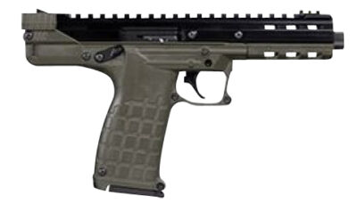 Kel-Tec CP33GRN CP33 22 LR 33+1 5.50" Black Ported/Threaded Barrel, Serrated/Optic Ready Slide, Green Polymer Frame w/M-LOK, Green Polymer Grip, Ambidextrous
