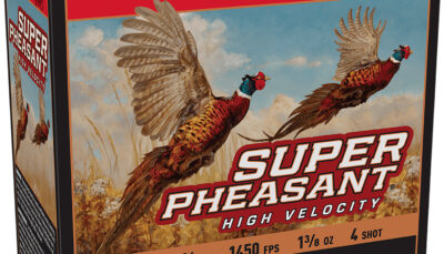 Winchester Ammo X12PHV4 Super Pheasant High Velocity High Brass 12Gauge 2.75" 1 3/8oz 4Shot 25 Per Box/10 Case